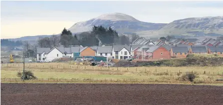  ??  ?? Expansion Developers want to add more homes to the Lathro Meadows developmen­t in Kinross