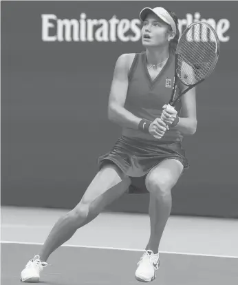  ?? ELISE AMENDOLA/AP ?? Emma Raducanu, 18, on her victory in Saturday’s U.S. Open women’s final: “Everything came together.”