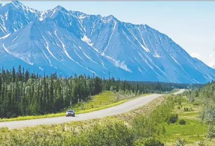  ?? DEBBIE OLSEN ?? The tourism moniker for the Yukon is “Larger than Life.” Take a drive down the Haines Highway and it's clear to see the phrase fits.