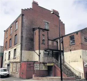  ??  ?? ●●The former Sui Generis nightclub in Stockport town centre may be turned into bedsits