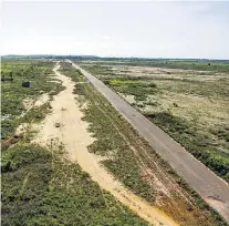  ?? FOTOS AILTON CRUZ/ESTADAO ?? Vazio. Local previsto para construção do aeroporto