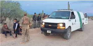  ?? U.S. BORDER PATROL ?? By the end of June, the number of apprehensi­ons at the U.S.-Mexico border — a bellwether of migration patterns — decreased for the first time since January.