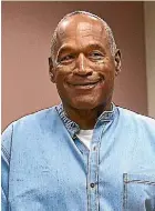  ??  ?? OJ Simpson smiles during his parole hearing this week.