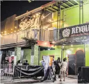  ?? PEDRO PORTAL pportal@miamiheral­d.com ?? Outside view of the Revolution Live music club in Fort Lauderdale.