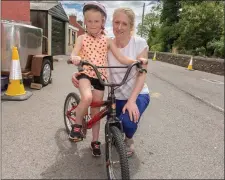  ??  ?? Béibhinn with mom Angela Brennan, Inchigeela, at the Liz Lucey Memorial Run.