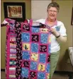  ?? CONTRIBUTE­D ?? Mary Lou Mohlman has made a quilt for PALS for Life for the past seven years and donated each to be raffled off for the annual fundraiser. Mohlman is dedicated to making quilts and pillows each year, despite her struggles with ongoing cancer treatments.