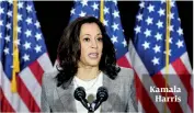  ??  ?? Kamala Harris