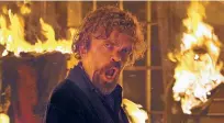  ?? PEPSICO VIA AP ?? Peter Dinklage in a scene from the company’s Doritos Blaze Super Bowl spot. For the 2018 Super Bowl, marketers are paying more than $5 million per 30-second spot to capture the attention of more than 110 million viewers.