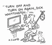  ??  ?? Dick Whittingto­n seeks technical support