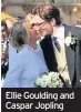  ??  ?? Ellie Goulding and Caspar Jopling