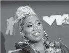  ?? ROCHLIN/GETTY IMAGES FOR MTV] [ROY ?? Missy Elliott reportedly is the topselling female rapper of all time.