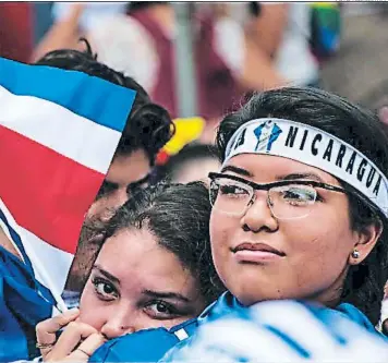  ?? FOTO: AGENCIA AFP ?? Según la ONU, al menos 23,000 nicaragüen­ses han solicitado refugio en Costa Rica.