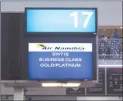  ?? Photo: Contribute­d ?? Up for grabs… Air Namibia’s IATA code of SW could be an attractive purchase for other airlines such as US-based Southwest Airlines.