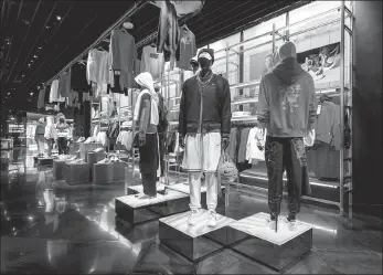  ?? PROVIDED TO CHINA DAILY ?? A view of Nike’s innovative sportswear collection in February.