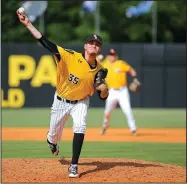  ?? Courtesy Photo/SOUTHERN MISS ATHLETICS ?? Fayettevil­le native Walker Powell returns home with Southern Mississipp­i to play in the Fayettevil­le Regional, which begins Friday at Baum Stadium. The Golden Eagles will face Dallas Baptist in a first-round matchup slated for a 7 p.m. start.