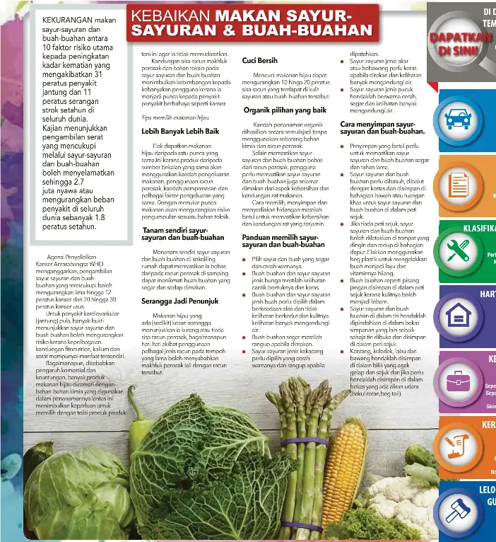 Kebaikan Makan Sayursayuran Buah Buahan Pressreader