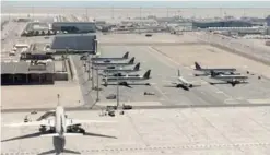  ?? — AP ?? DOHA: Parked Qatari planes are pictured at the Hamad Internatio­nal Airport (HIA) in Doha, Qatar.