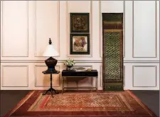  ??  ?? (L-R) Designer Tarun Tahiliani’s rug collection for Obeetee; Rug by Casa Colour.