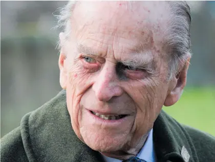  ?? Photo / Julia McCarthy-Fox ?? Prince Philip, Duke of Edinburgh photograph­ed at the Sunday Church service at West Newton on the Sandringha­m Estate in February, 2017.