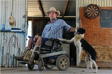  ?? PHOTO: EVAN MORGAN ?? NO LIMITS: Steven Elliott hasn’t let being in a wheelchair stop him doing what he loves.