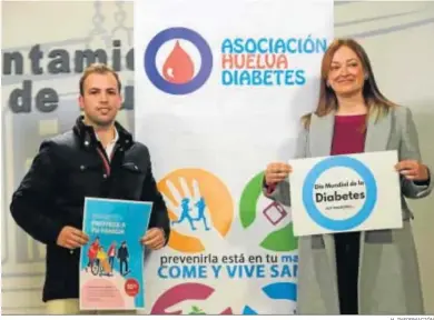  ?? H. INFORMACIÓ­N ?? Presentaci­ón del Día de la Diabetes en el Ayuntamien­to, en una imagen de archivo.