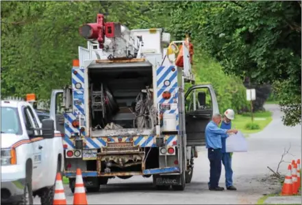  ?? VINNY TENNIS - DAILY LOCAL NEWS FILE PHOTO ?? PECO recently announced where it will be inspecting utility poles in the coming months.