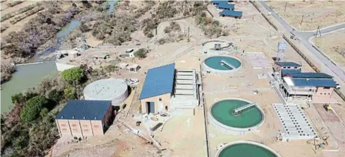  ?? Picture: SUPPLIED ?? FOR THE PEOPLE: The multi-million rand Tsomo River abstractio­n and water treatment works, serving households in wards in Intsika Yethu, Engcobo and some areas under Mnquma