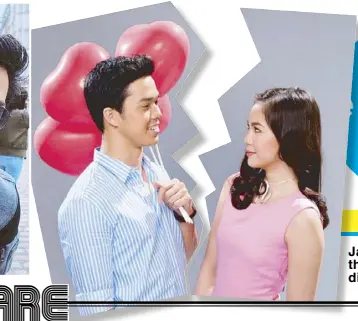  ??  ?? Janella Salvador and Elmo Magalona then, happy together; now, keeping distance, growing apart