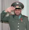  ??  ?? shaikh mohammed rafiq after assuming his role of the military head of Kyrgystan.