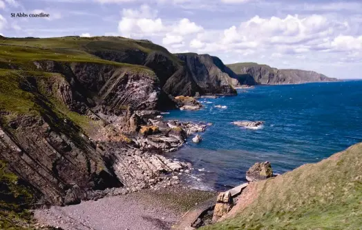  ??  ?? St Abbs coastline