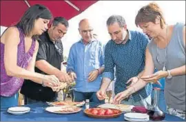  ?? MARTÍ ARTALEJO ?? Duran y Espadaler, ayer, en un acto de Unió en Llofriu