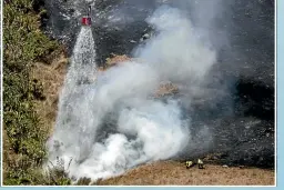  ?? STUFF ?? With hotter weather will come more forest fires such as those in the Port Hills near Christchur­ch.