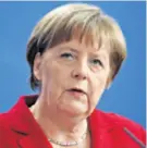  ??  ?? Angela Merkel