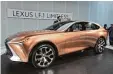  ?? Foto: T. Geiger, dpa ?? Japanische­r Luxus: Lexus mit der Studie LF 1 Limitless.