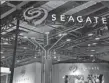  ?? JIN RONG / FOR CHINA DAILY ?? Seagate’s booth is seen during a trade fair in Shanghai. The USlisted data storage company is the only internatio­nal hard disk maker with a production base in China.