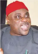  ??  ?? National Chairman APGA, Dr Victor Oye