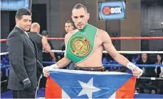  ?? CORTESIA ?? ‘Sniper’ Pedraza arriesga su título ligero ante el temido Vasyl Lomachenko el 8 de diciembre en Nueva York.