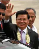  ?? ESPIRITU —EV ?? Lao PDR Prime Minister Thongloun Sisoulith