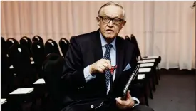  ?? FOTO: LEHTIKUVA/RONI REKOMAA ?? Martti Ahtisaari är kritisk till hur den katalanska konflikten har hanterats av båda sidorna.