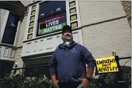  ?? JEFF CHIU — THE ASSOCIATED PRESS FILE ?? On June 14, James Juanillo is seen outside of his home in San Francisco.