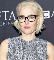  ?? CHRIS DELMAS/GETTY IMAGES ?? Gillian Anderson has officially confirmed she will be leaving The X-Files following its current season.