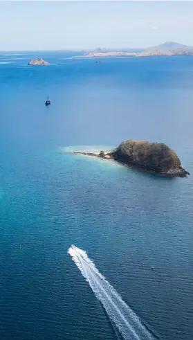  ??  ?? Clockwise from left: Rinca Island; Satonda Island; Dunia Baru’s wellness programme; Raja Ampat