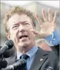  ?? Susan Walsh Associated Press ?? SEN. RAND PAUL says conservati­ves will insist, “Hey, we’re not going to take Obamacare lite.”