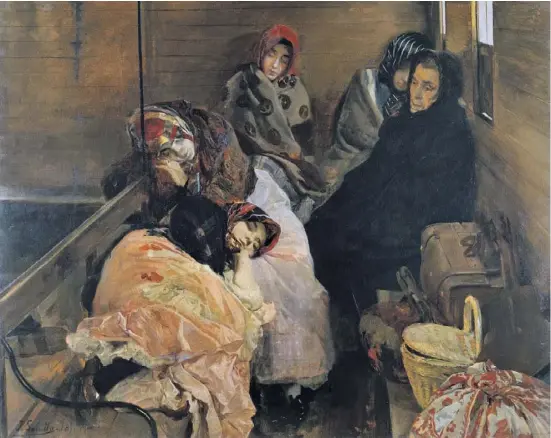  ?? Foto: Museo Sorolla, nº inv. 00320 ?? Sozialkrit­ik: 1884 malte Joaquín Sorolla Bastida das Gemälde „Trata de blancas“(Frauenhand­el).