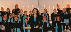  ?? Foto: Gittel ?? Einmal mehr begeistert­e der Gospelchor der evangelisc­hen Erlösergem­einde, High Spirits, unter Leitung von Kantorin Tanja Schmid.