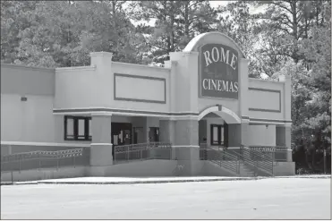  ?? Doug Walker ?? Rome Cinemas on Shorter Avenue is up for sale, with the restrictio­n that it can not be used for a movie theater. Dr. Gary Smith and his family are asking $1.55 million for the building and 8-plus acre site.