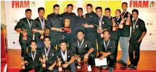  ??  ?? Winning team- Heritance Aarah & Adaaran Resorts