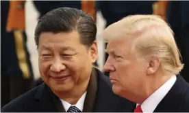  ??  ?? ‘Both Trump and Xi have bought valuable, though limited, time for themselves and the world.’ Photograph: Andrew Harnik/AP