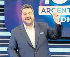  ??  ?? Darío Barassi. Su programa hace el rating de Tinelli