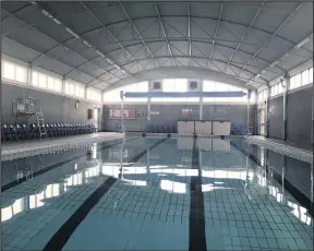  ??  ?? Iveshead pool - the home of Shepshed Dolphins Swimming Group.